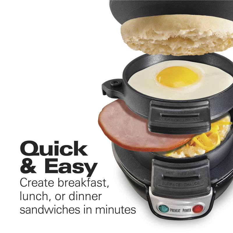 Hamilton Beach® Breakfast Sandwich Maker & Reviews Wayfair